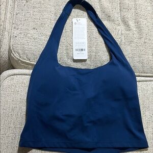 Women's Blue Halter Bralette